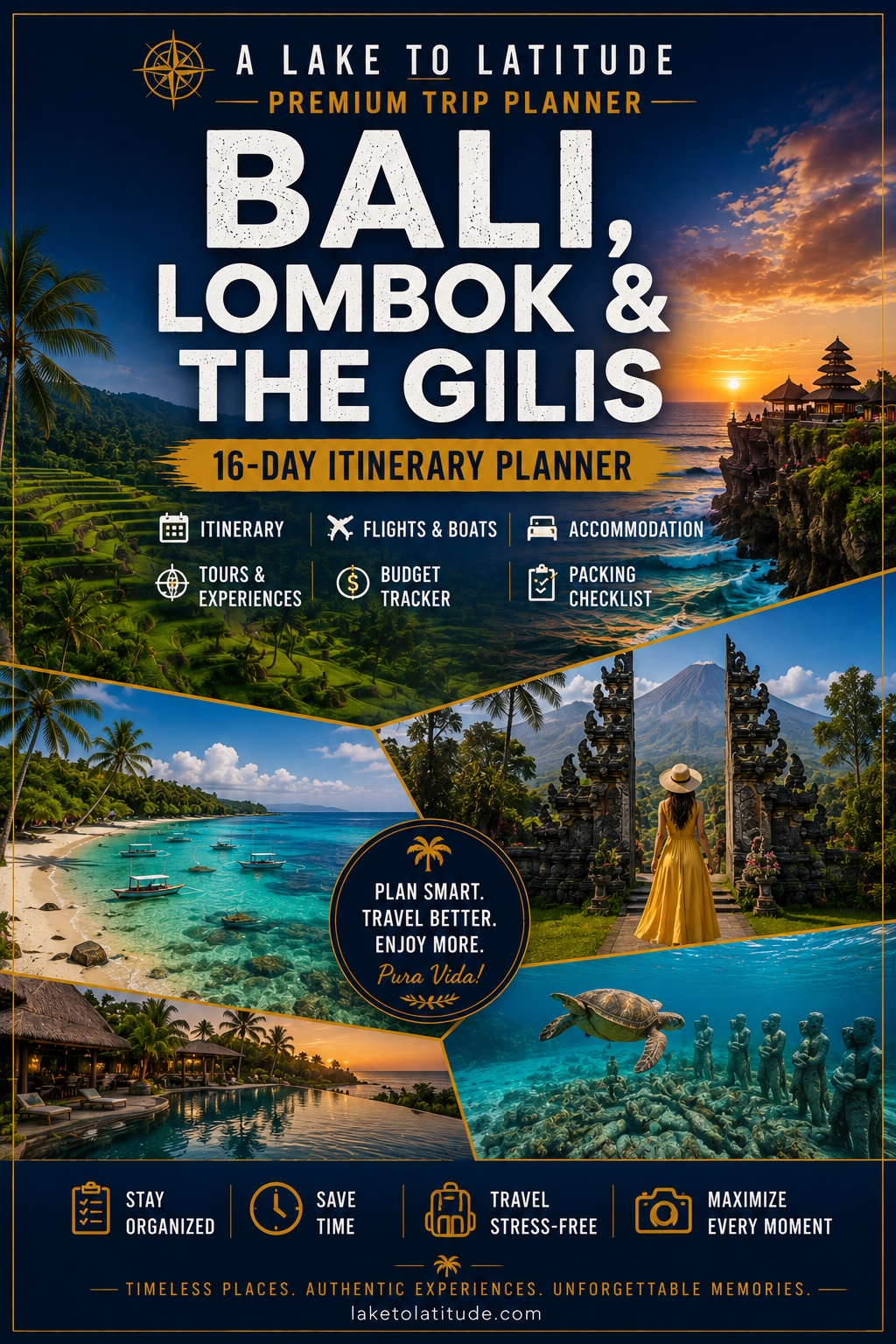 Bali, Lombok & the Gilis Planner cover