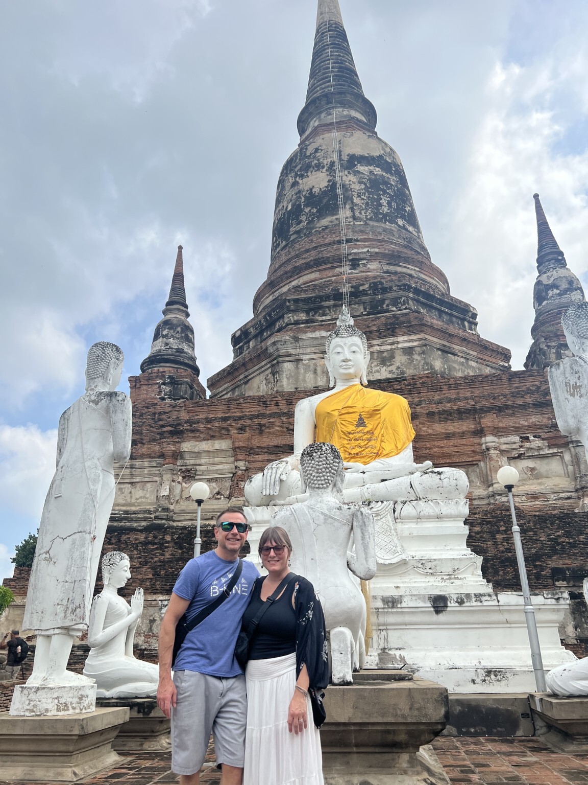 Ayutthaya ancient temple ruins in Thailand