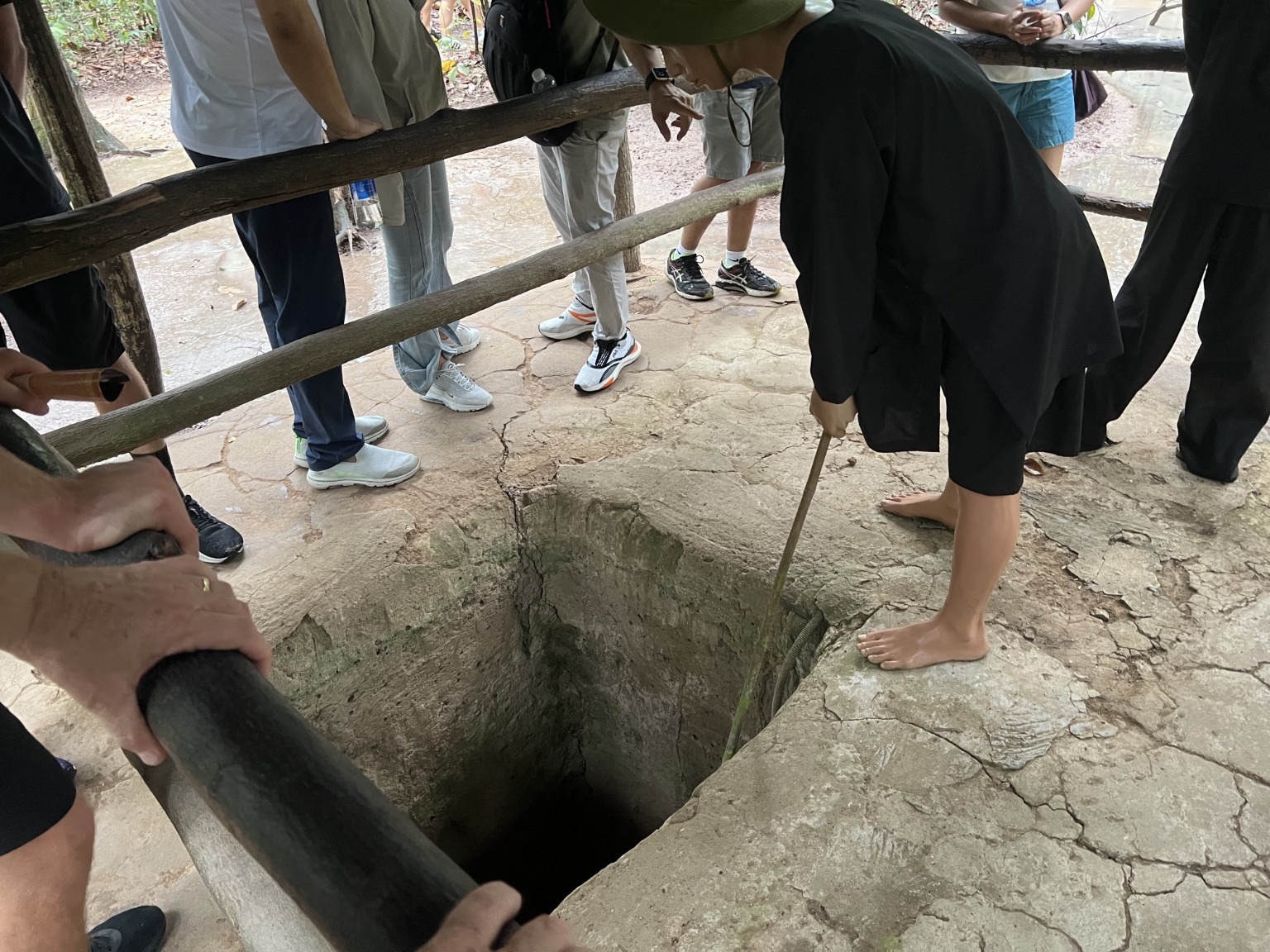 Cu Chi Tunnels entrance and tunnel area