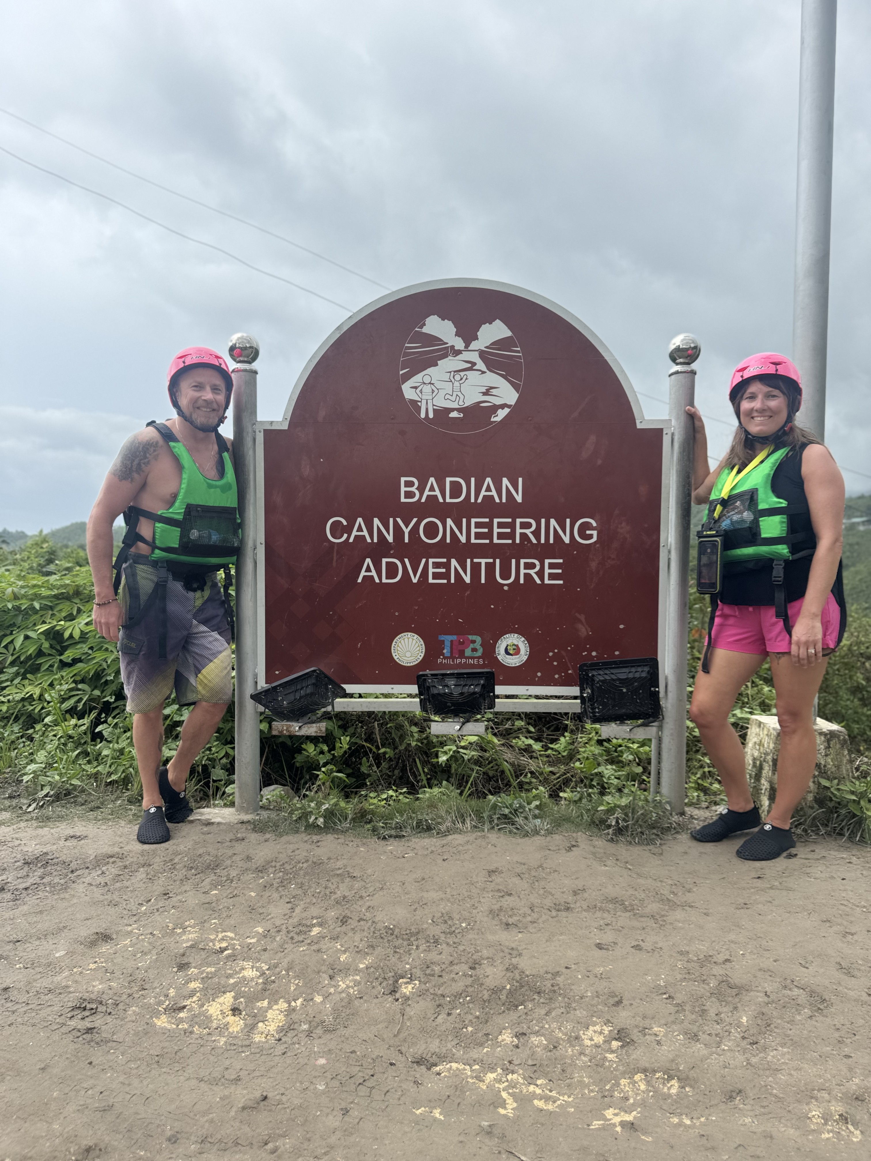 Badian Canyoneering Adventure — the start of a big Cebu day.