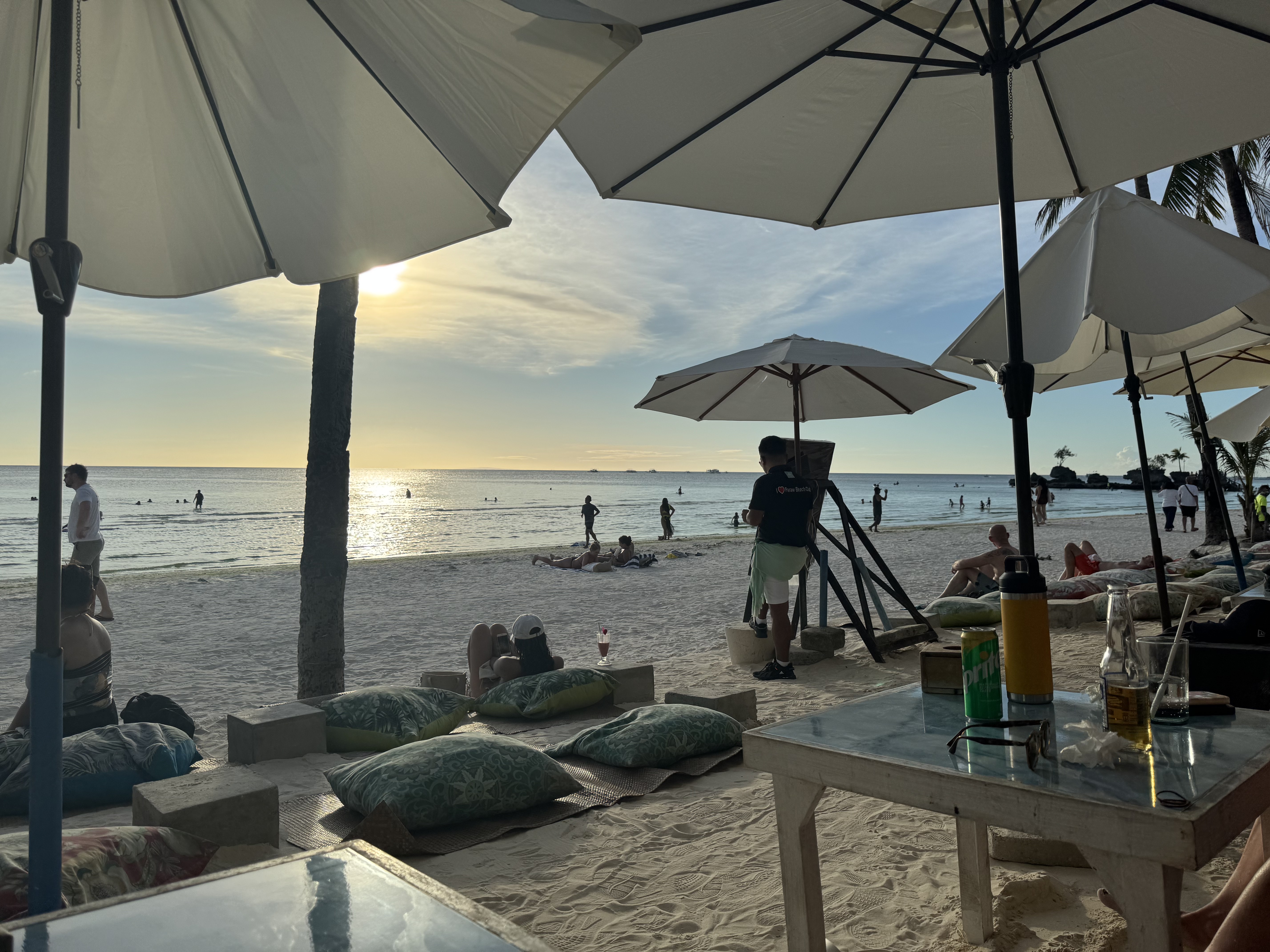A relaxed Boracay beachfront setting.