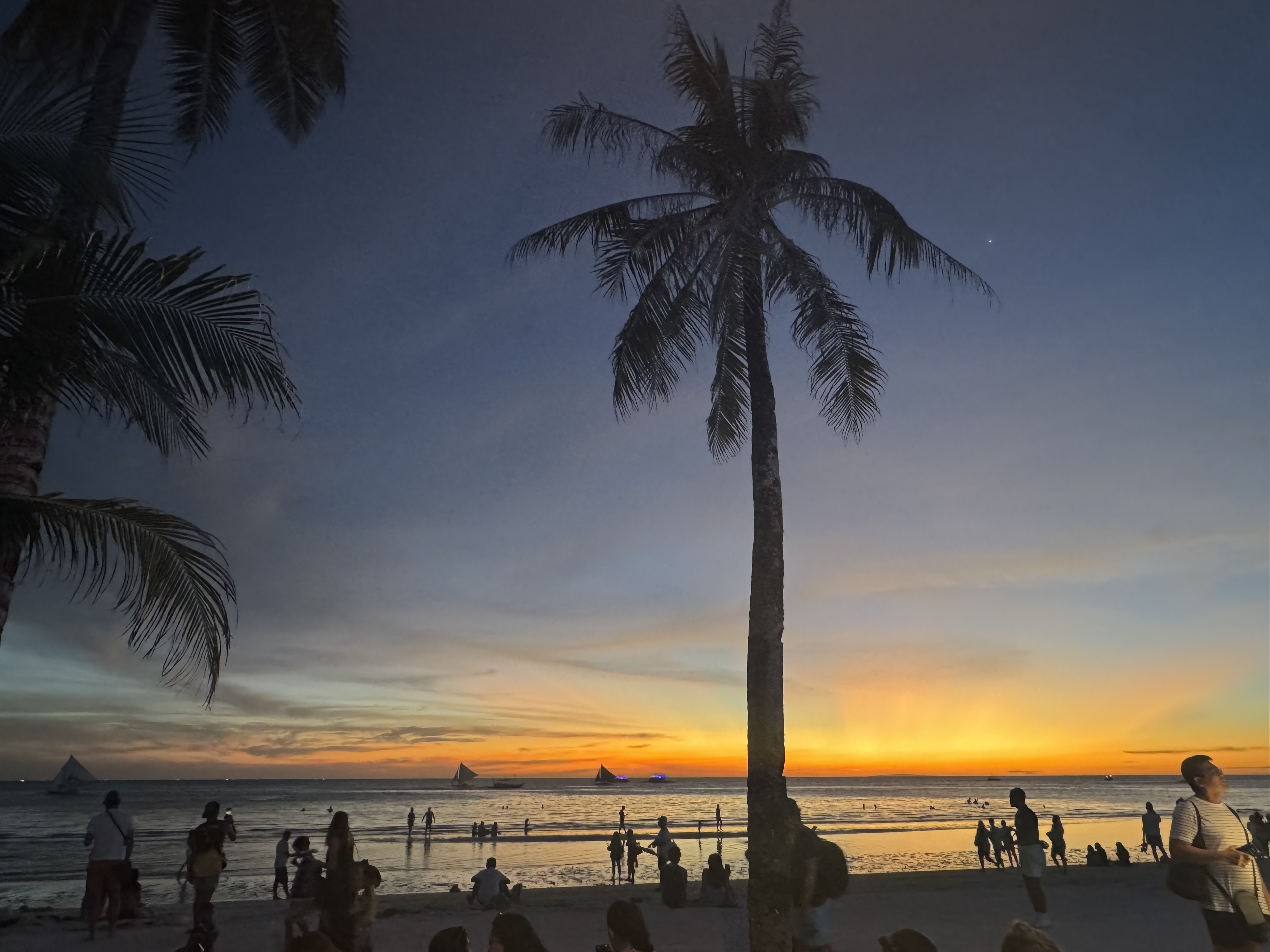 A Boracay sunset — the kind of evening that makes you wish you had one more day.