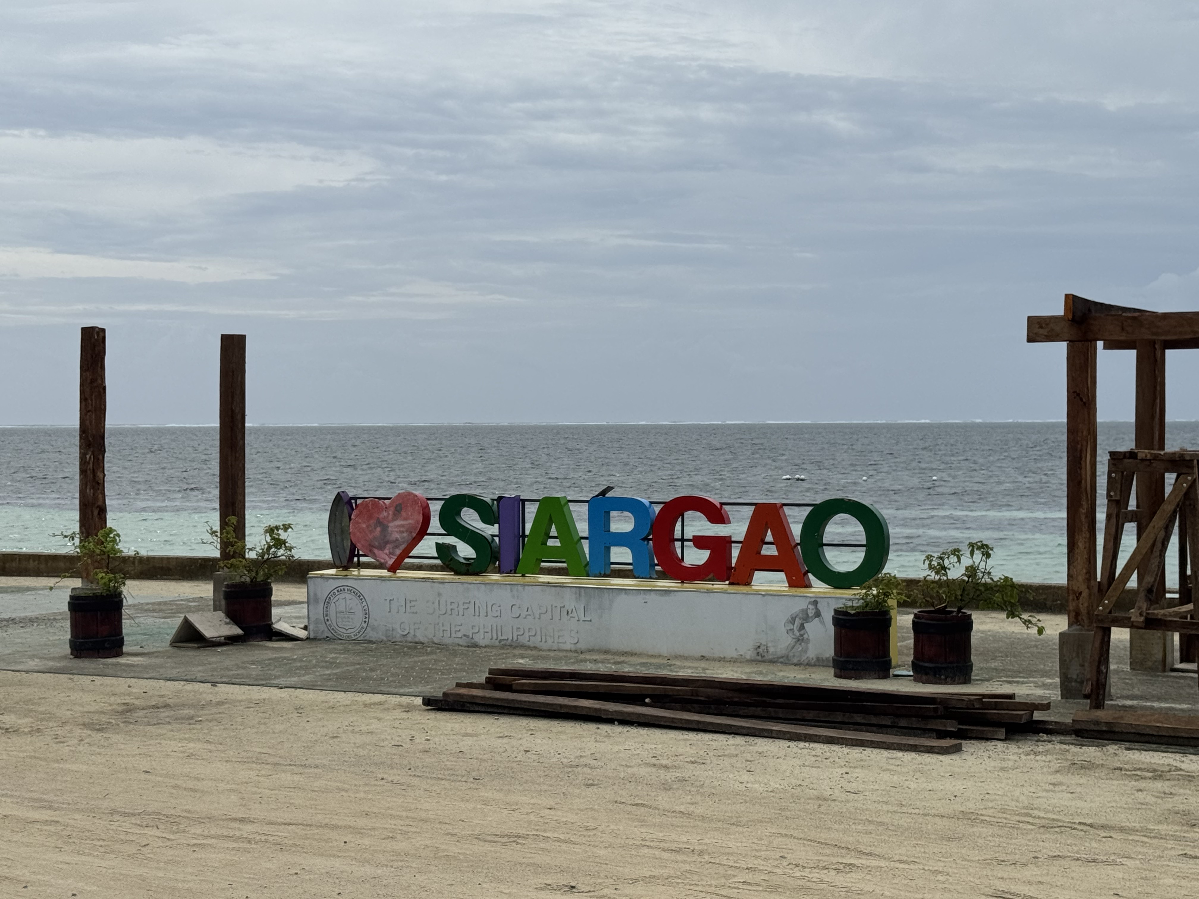 Arriving in Siargao.