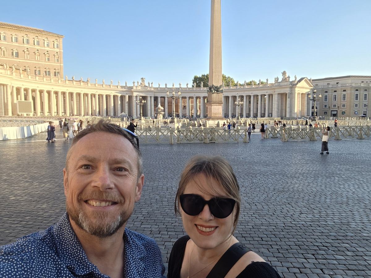Morning in St. Peter's Square.