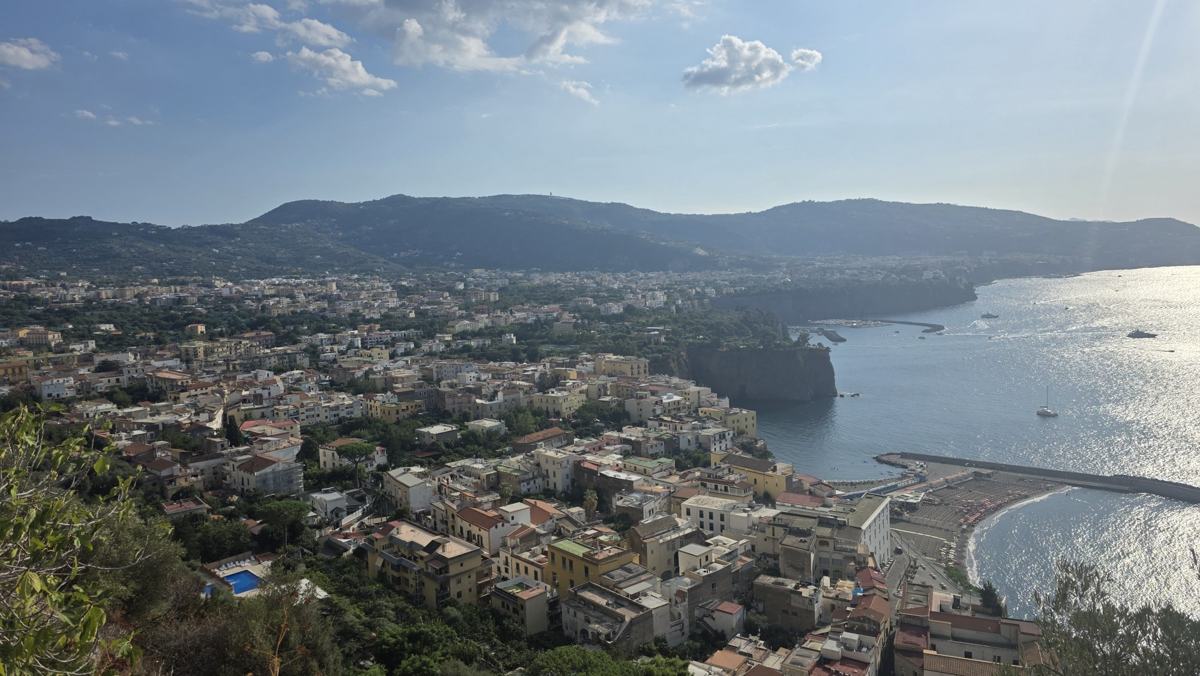 The Sorrento coastline in the afternoon light.