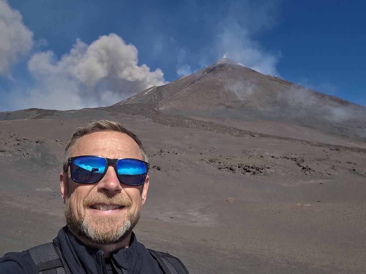 One more portrait before leaving the volcanic landscape.