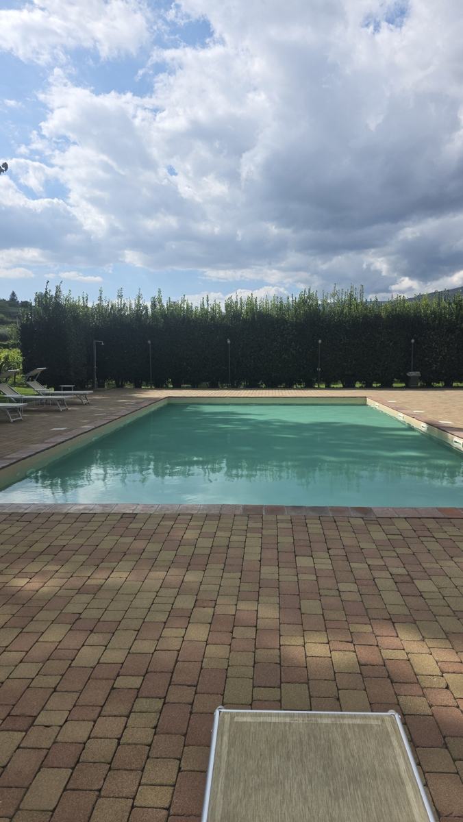 The pool during our wine-country stay.
