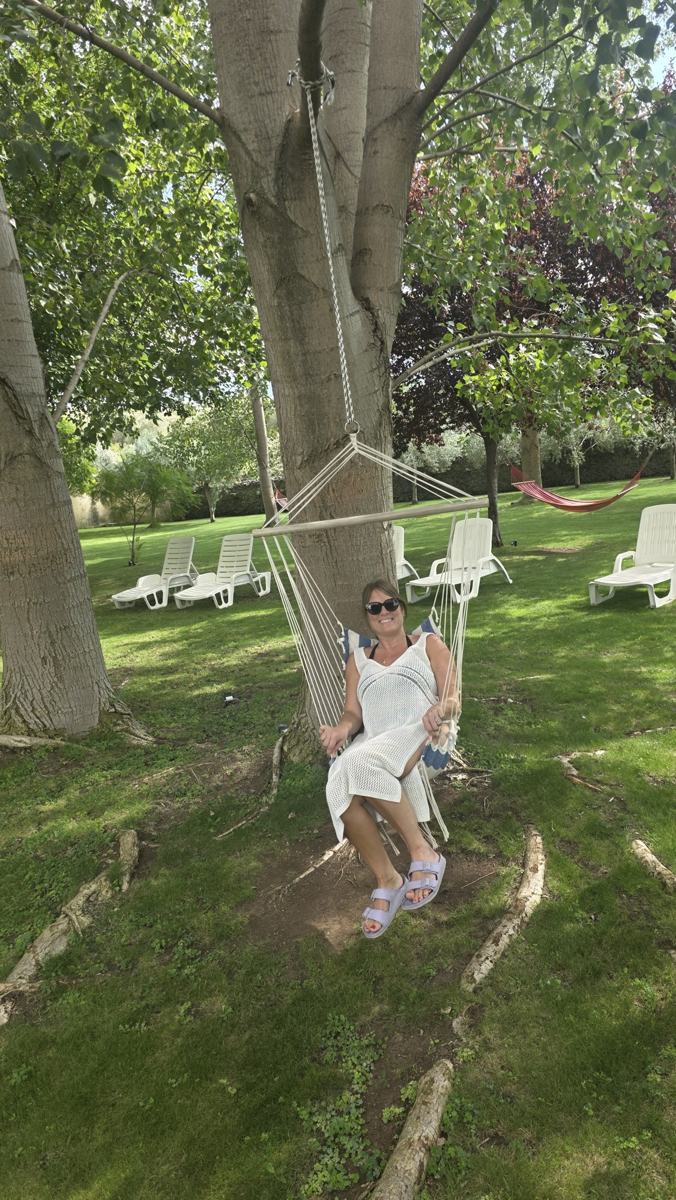 A quiet garden moment for Jenn.