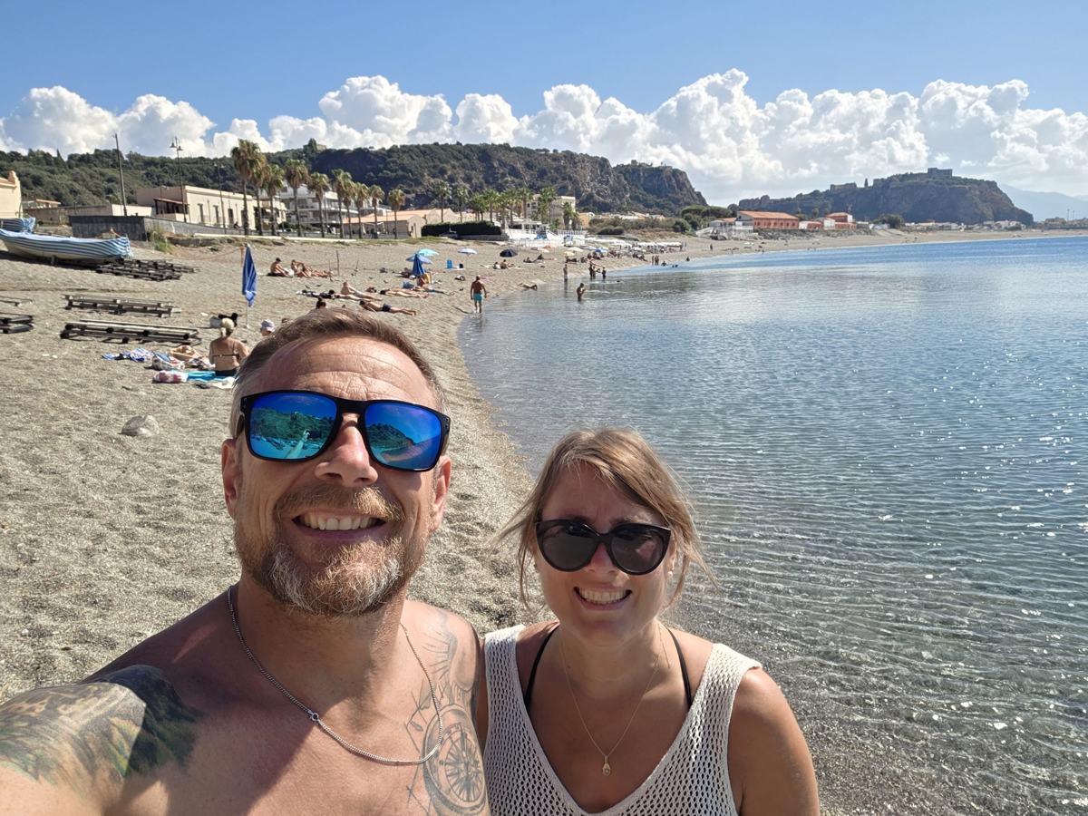 Beach time in Milazzo.
