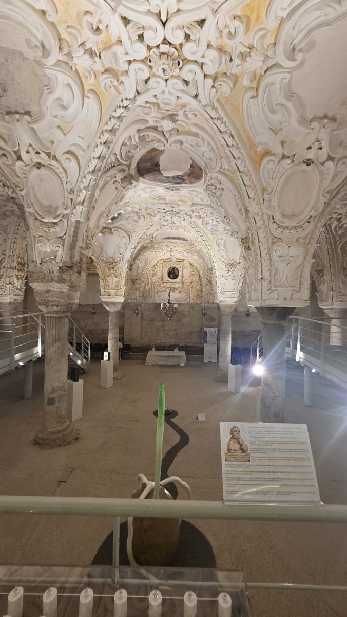 An ornate interior during our Messina visit.