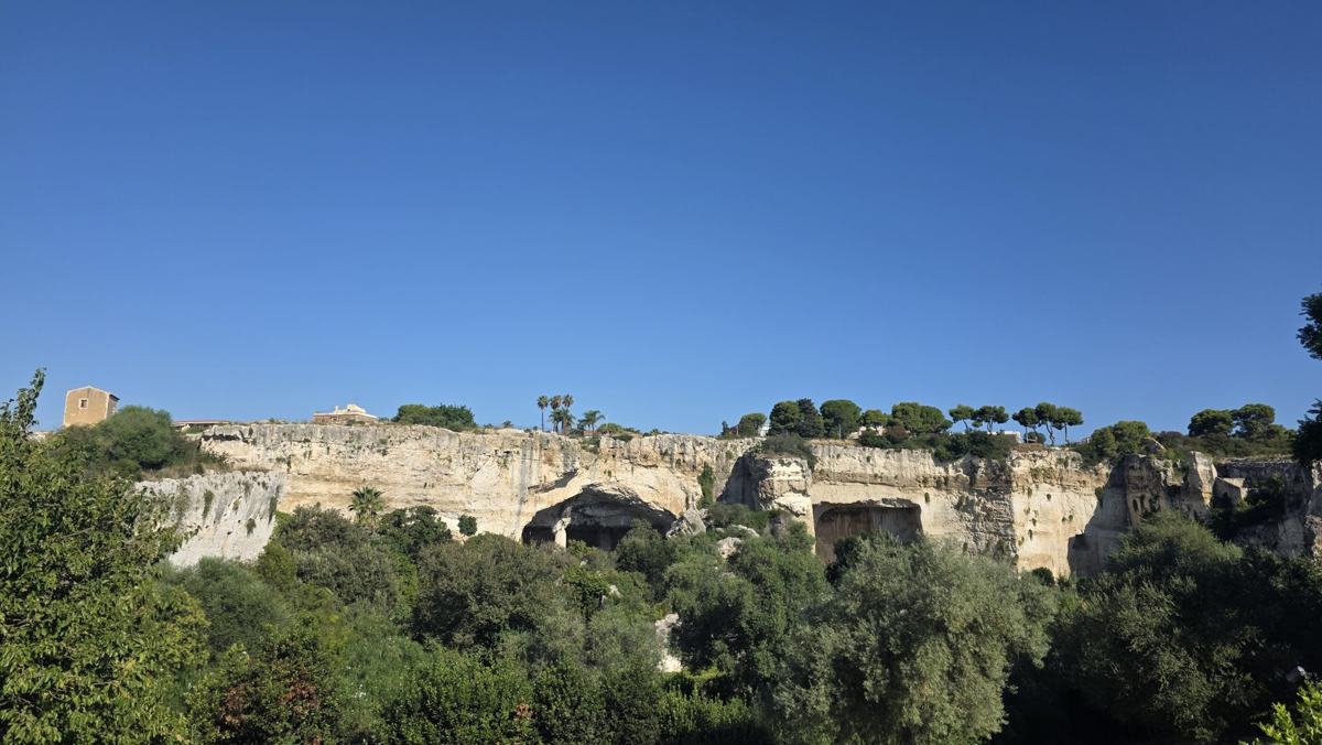 The quarry landscape at Neapolis.