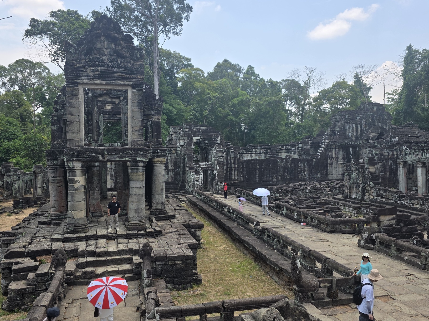 Temple ruins in the Angkor complex