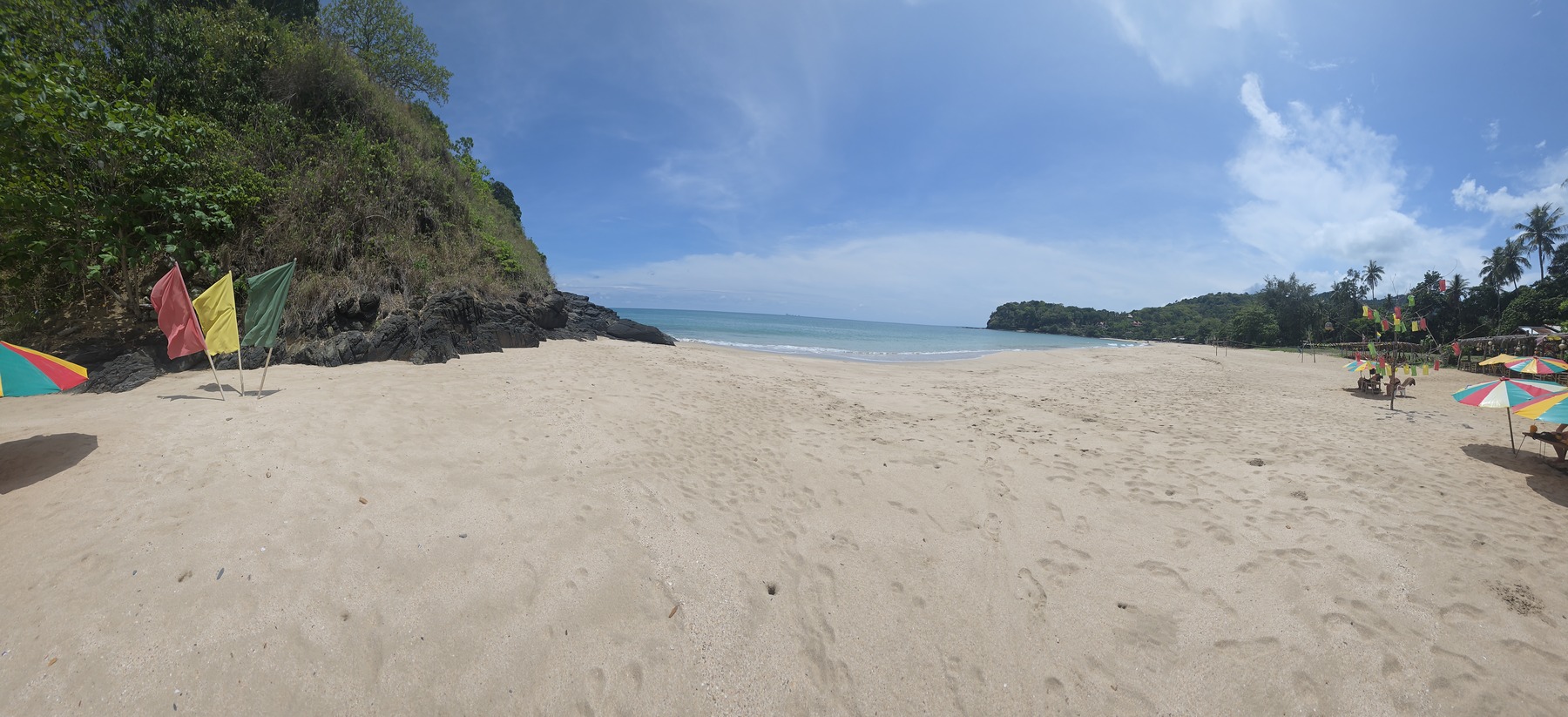 White-sand beach on Koh Lanta