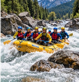Kicking Horse River Whitewater Raft Experience