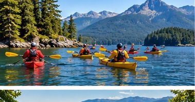 Clayoquot Sound Kayak Tour with Boat Ride